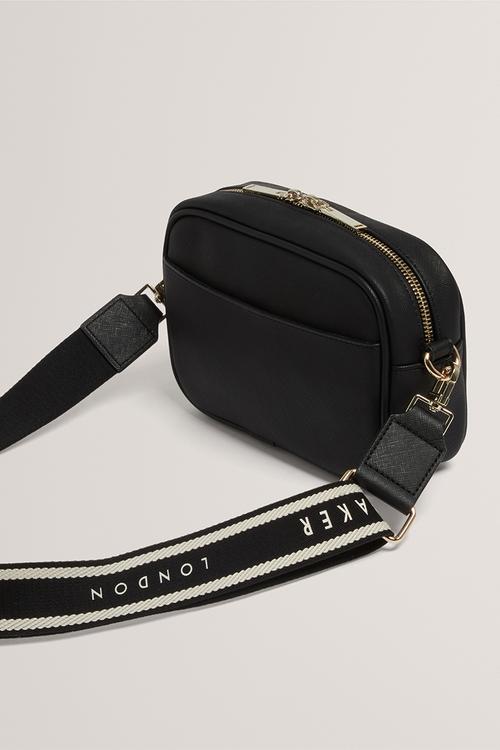 Loueey Webbing Detail Camera Bag - Jet Black