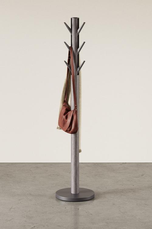 Flapper Coat Rack - Grey