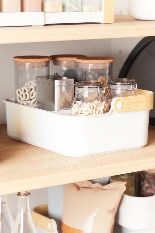 Bellwood Bin - White & Natural