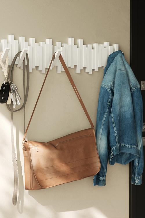 Sticks 8 Hook - White