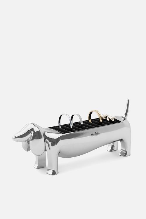 Dachsie Ring Holder - Silver