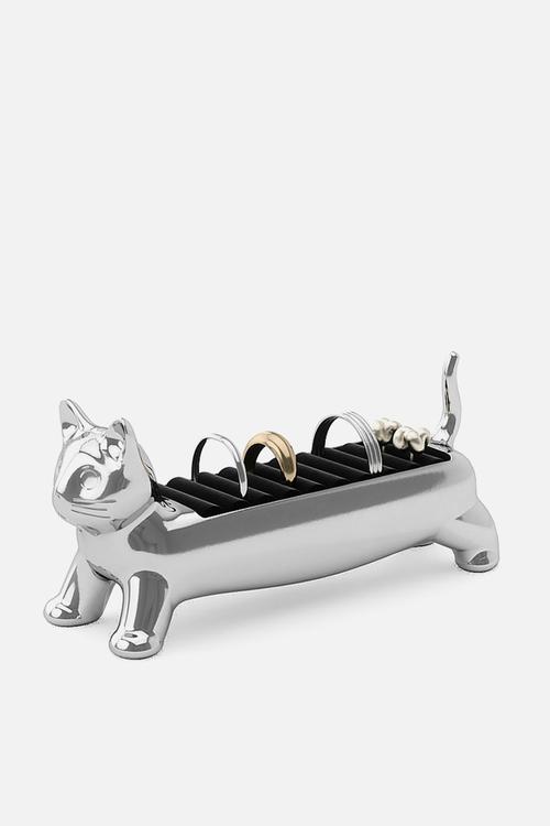 Ali Cat Ring Holder - Chrome