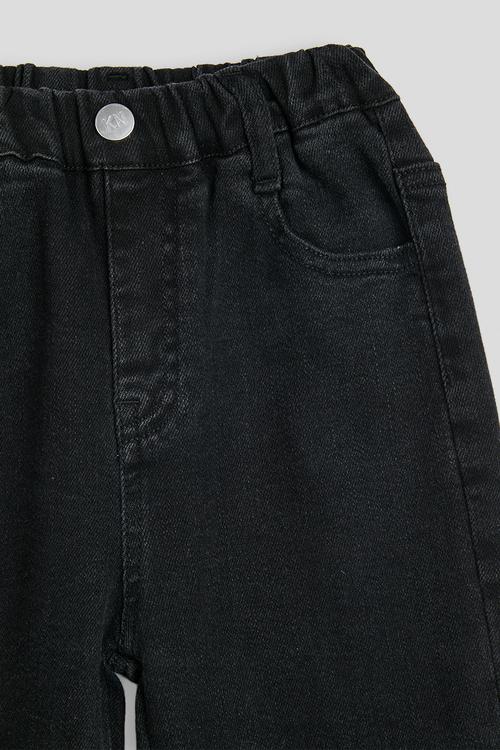 Roll up jeans - black