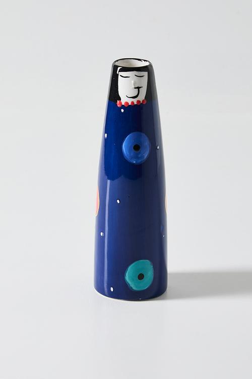 Mini Figurine Vase Evil Eye - Dark Blue