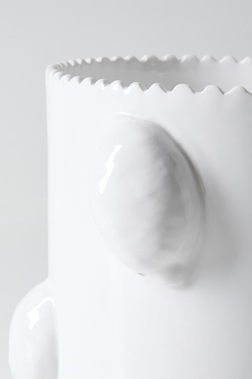 Lemon Vase - White
