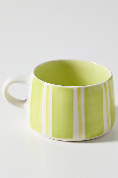 Mug M - Lime stripes