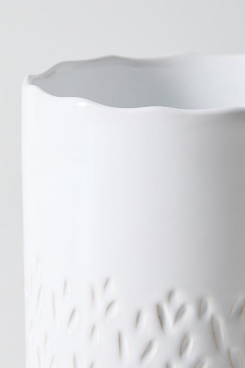 Cylinder Vase - White