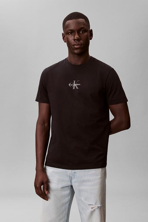Ss 30S Micro Monologo Graphic Tee - Black
