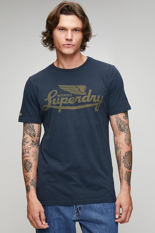 Heritage Brand Relaxed Tee - Eclipse Navy