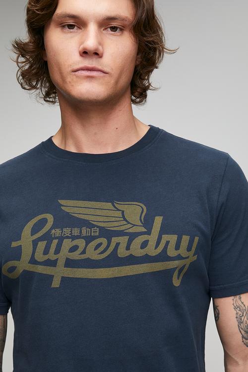 Heritage Brand Relaxed Tee - Eclipse Navy