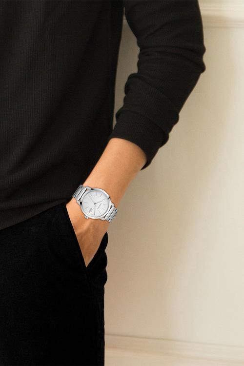 Lacoste Metropole 39Mm Watch  2011420 - Silver