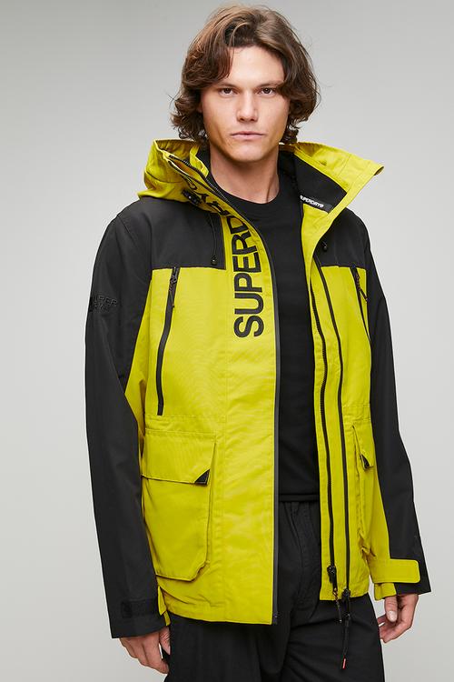 Colour Block Windbreaker Jkt - Wax Yellow
