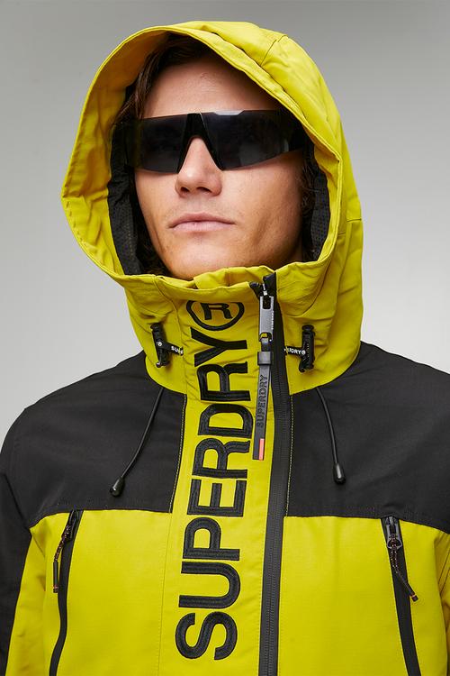 Colour Block Windbreaker Jkt - Wax Yellow