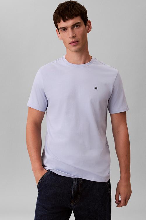 Ss Classic Monogram Tee - Casual Blue
