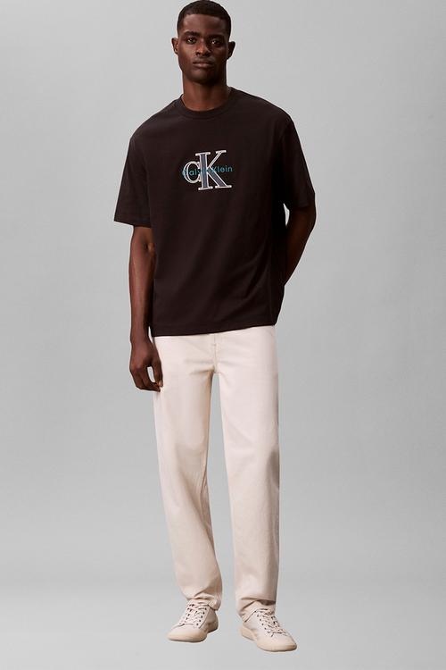 Ss 16S Tricolor Monologo Graphic Tee - Black