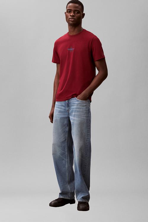 Ss 30S Micro Monologo Graphic Tee - Renaissance Red