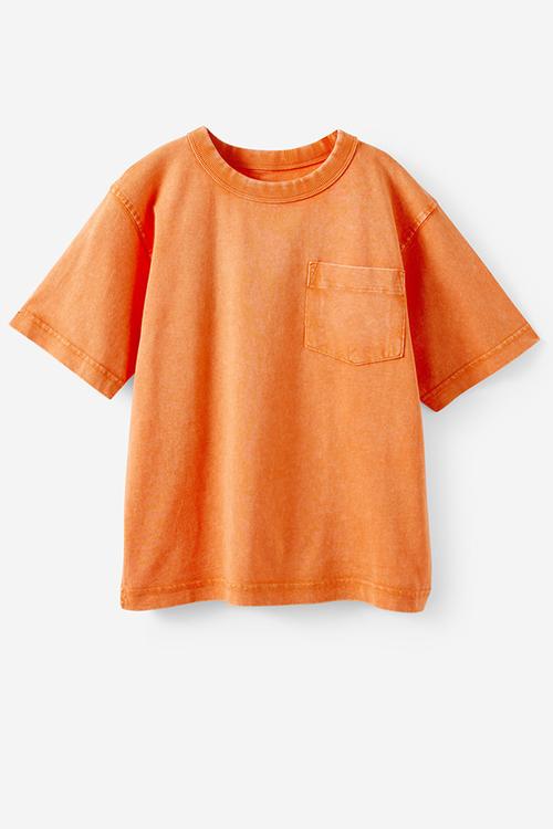 The Essential Short Sleeve Tee -  Orange Soda Wash