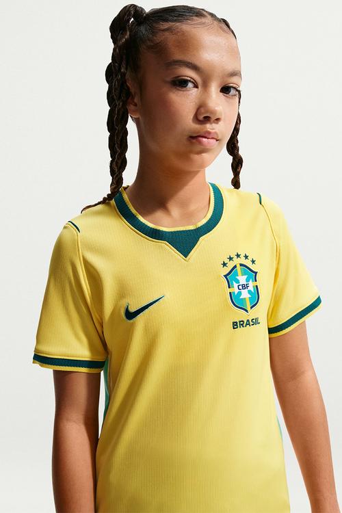 Brazil Youth Nike Home Stadium Jersey