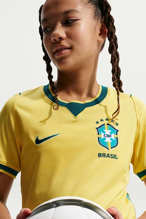 Brazil Youth Nike Home Stadium Jersey