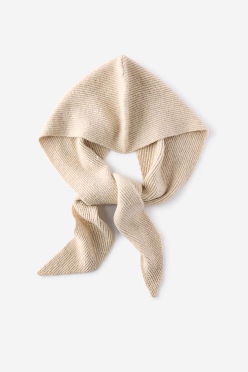 Luxe Hood Scarf - Chai dust marle