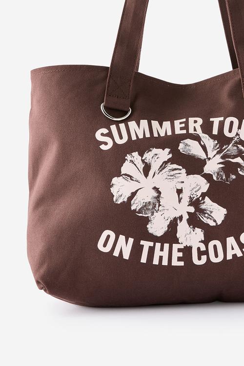 Parker tote bag - rich mocha/summer tour