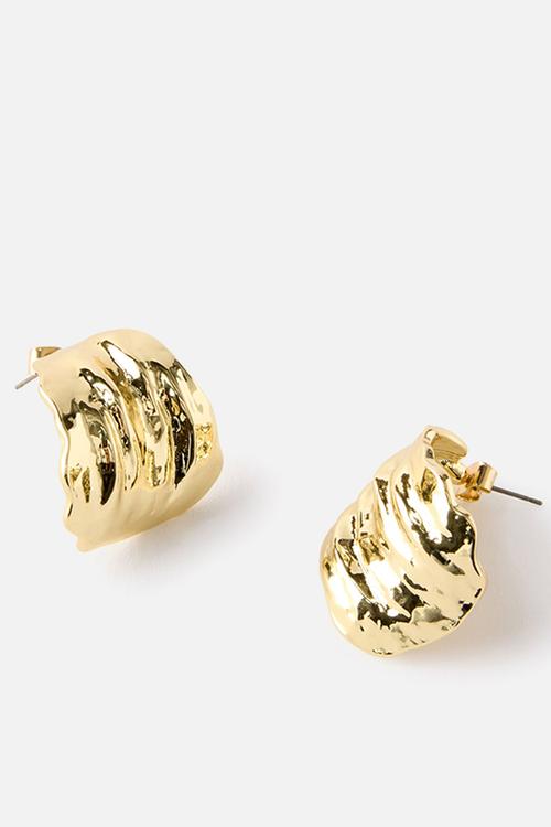 Mid Hoop Earring - Gold