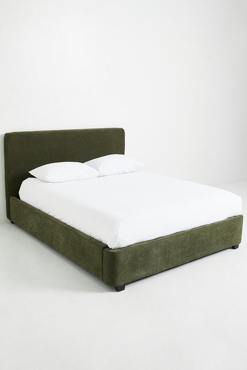 Vincent Upholstered Bed - Green