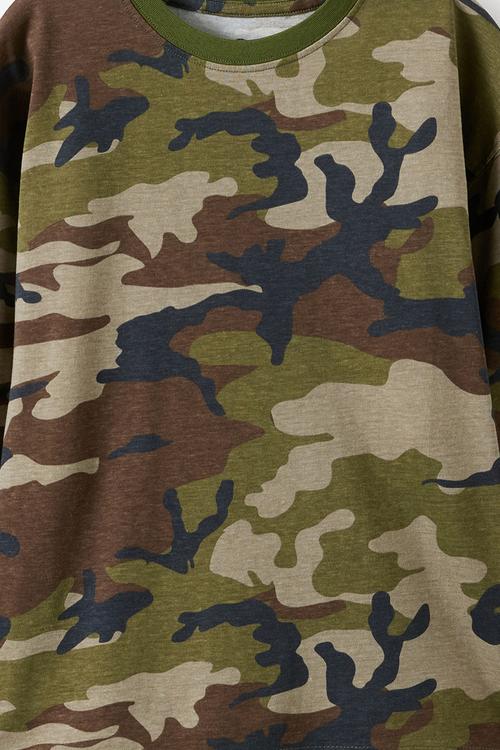 The Essential Long Sleeve Tee - Camo