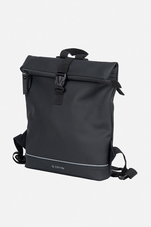 Hydro Medium Roll Top Backpack - Black
