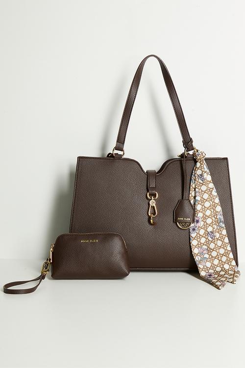 Cambodia E/W Tote Bag - Espresso