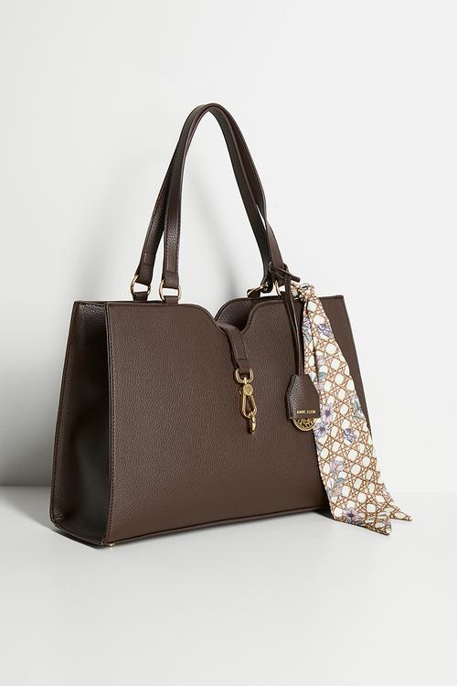 Cambodia E/W Tote Bag - Espresso