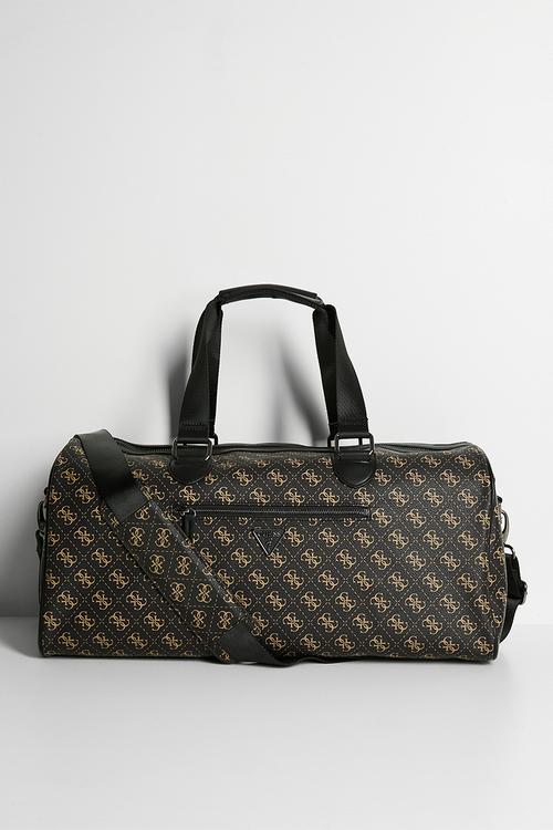 Guess ave small duffel - brown/black