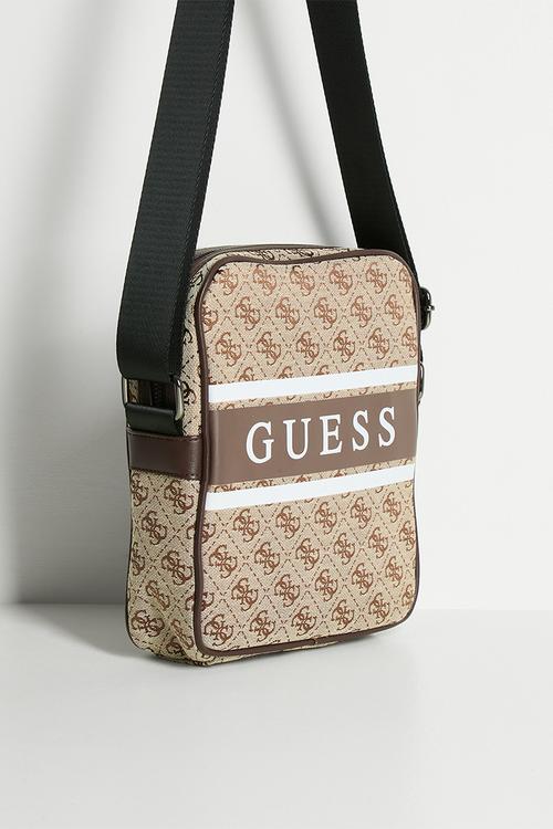 Represent crossbody - brown logo