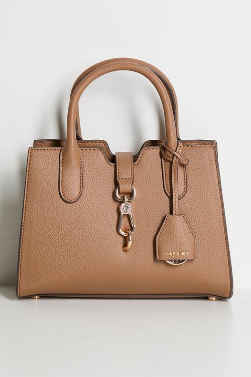 Cambodia Small Satchel W/ Detachable Strap Bag - Mocha