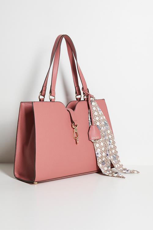 Cambodia E/W Tote Bag - Canyon Rose
