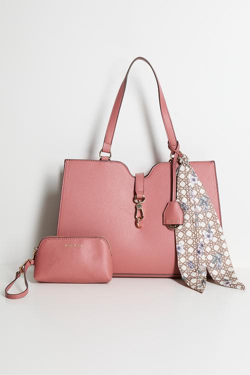 Cambodia E/W Tote Bag - Canyon Rose