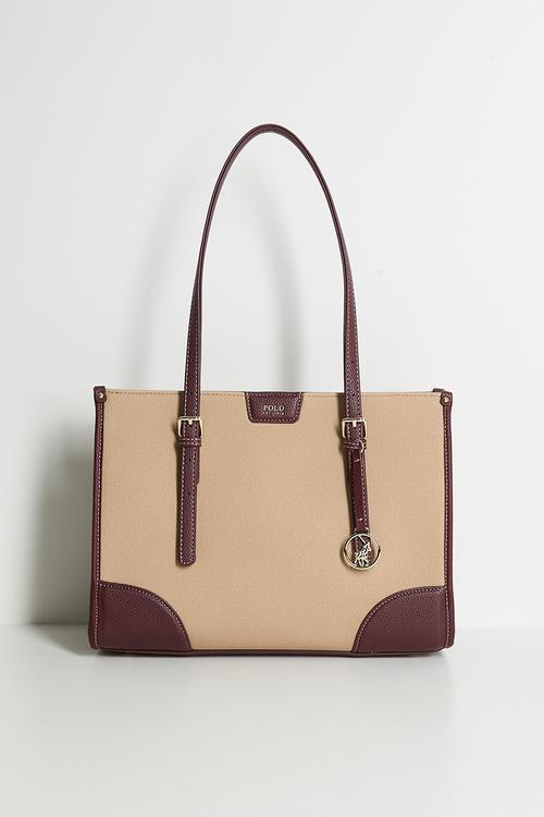 Cabana book tote - beige