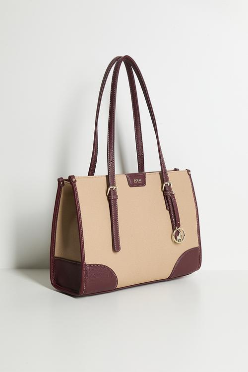 Cabana book tote - beige