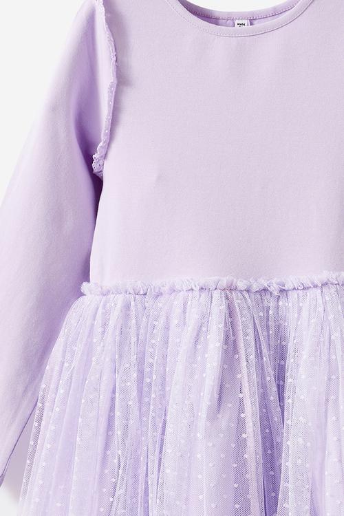 Eloise Long Sleeve Dress Up Dress - Vintage Lilac