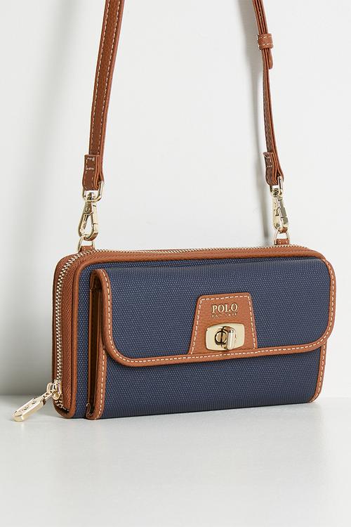 Cabana phone sling - blue
