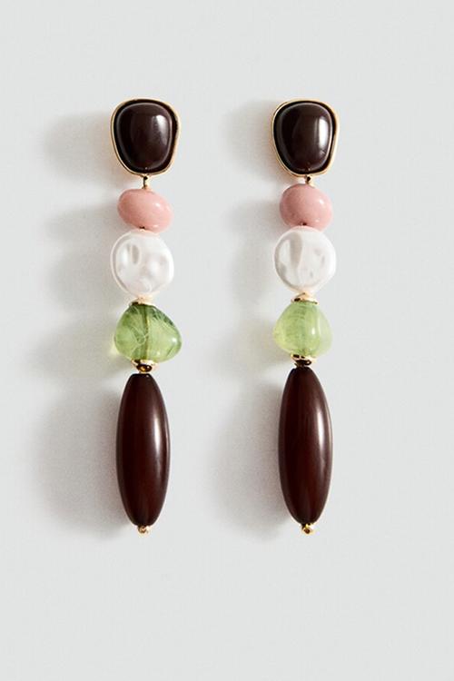 Melanie Earrings - Brown