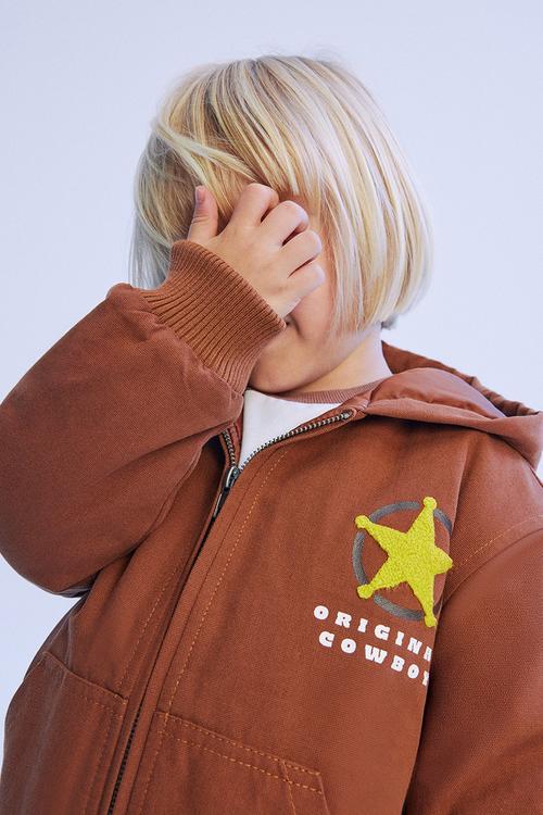 License Oversized Jacket - Lcn Dis Chestnut/Toy Story