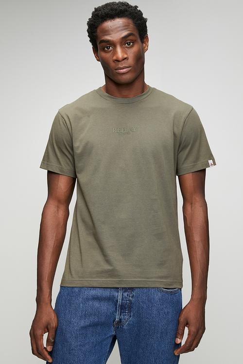 Basic Jersey Crew Neck T-shirt - Khaki