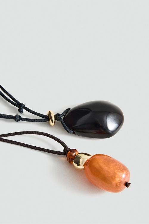 Frankie necklace - brown