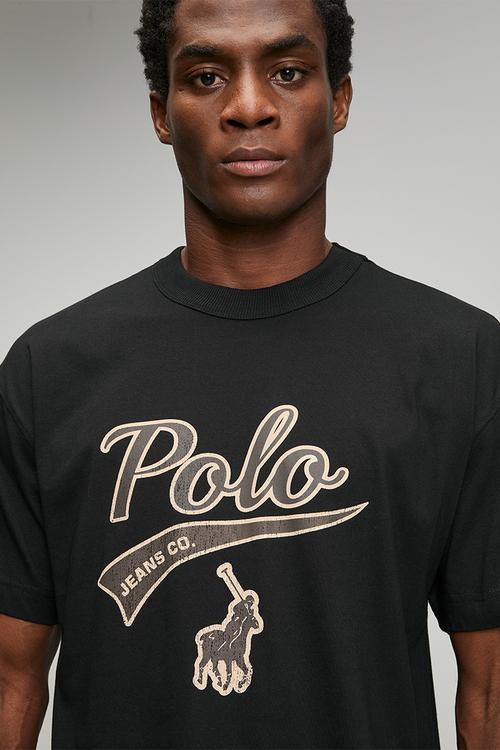 Zeb Pjc Short sleeve Collegiate Logo Tee - Black