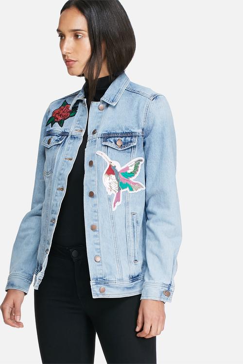 Patchi denim jacket