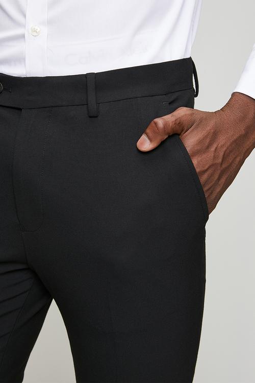 Keef Slim Fit Trouser - Black