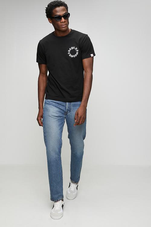 Basic Jersey Crew Neck T-shirt - Black