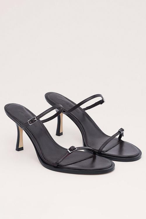 Top heel - dark brown