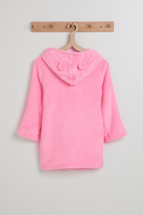 Hooded night gown - pink